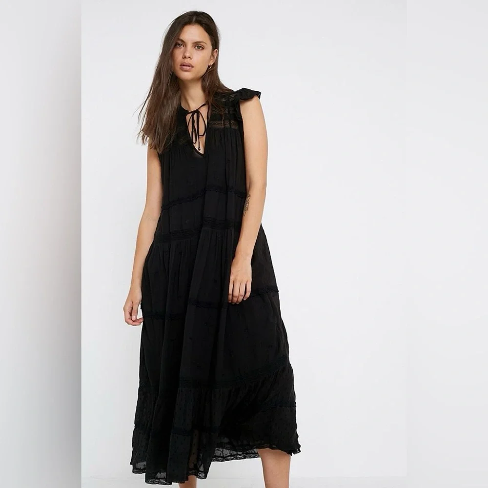 Free People Midnight Midi Dress